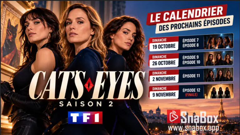 Cat’s Eyes saison 2 : TF1 change les dates des derniers épisodes Cat's Eyes saison 2 calendrier épisodes